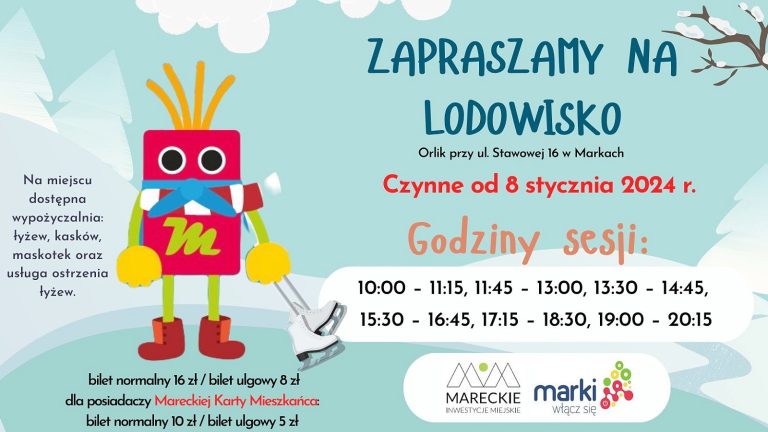 Zapraszamy na mareckie lodowisko